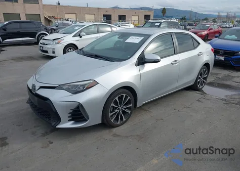 2017 Toyota Corolla Se z USA, uszkodzony, nr VIN 5YFBURHE1HP674936